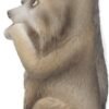 Animal Collection~ B4472N9 Three Wise Wolves 10cm Figurine, Resin, Grey, One Size