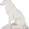 Animal Collection~ Ghost Wolf Figurine 24cm White