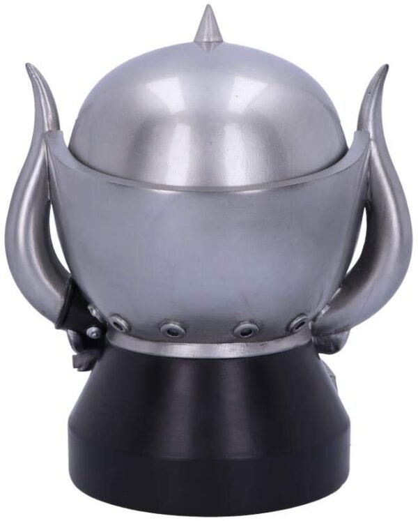 Band Merchandise~ B5113R0 Officially Licensed Motorhead Ace of Spades Warpig Snaggletooth Box, Polyresin, Silver, 16cm