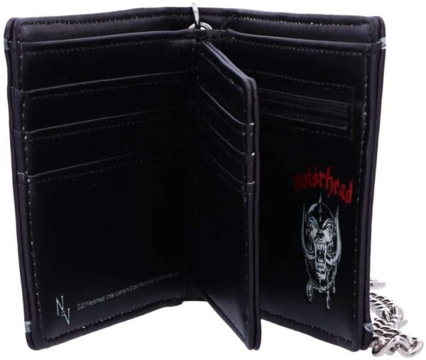 Band Merchandise~ Officially Licensed Motorhead Ace of Spades Warpig Snaggletooth Wallet, Black, 11cm