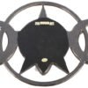 Wiccan Collection~Triple Moon Goddess Plaque 30cm, Polyresin, Bronze