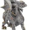 Magicun N.Giftware~Dracus Machina Figurine 21cm Silver