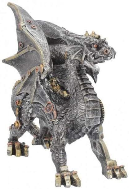 Steampunk Collection~Dracus Machina Figurine 21cm Silver