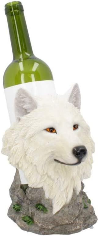 Magicun N.Giftware~Snow Guide Wine Bottle Holder 23 cm White, Size 23cm