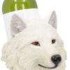 Animal Collection~ Snow Guide Wine Bottle Holder 23cm White