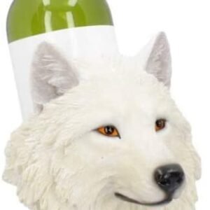 Animal Collection~ Snow Guide Wine Bottle Holder 23cm White
