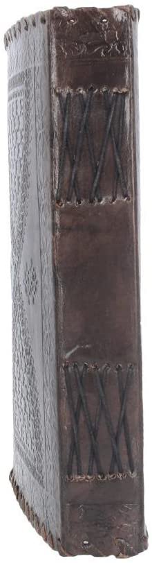 Wiccan Collection~Celtic Cross Leather Journal With Lock 28cm Brown