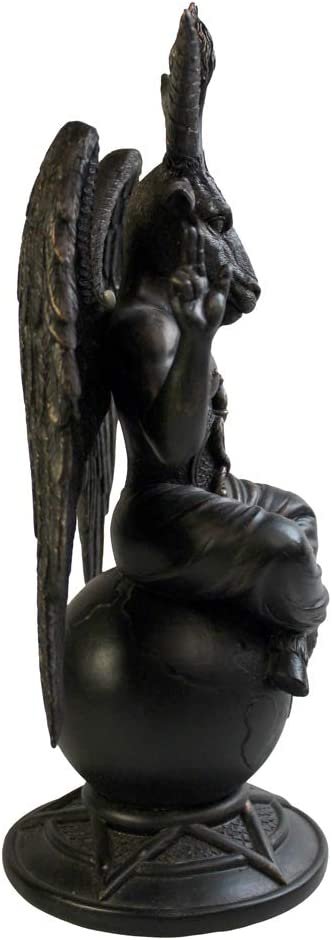 Magicun N.Giftware~Baphomet Antiquity 25cm Figurine, us:one Size, Bronze