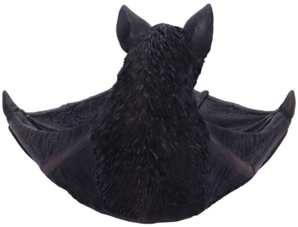Dark Collection~Winged Watcher Bat Trinket Holder Jewellery Dish, Polyresin, Black, 24.1cm