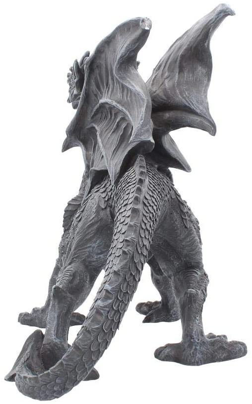 Nemesis Now Dragon Watcher Large 49cm, Resin, Black