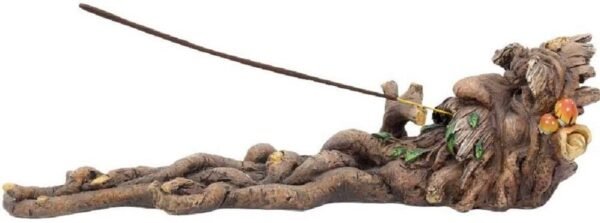 Light Collection~D2693G6 Forest Spirit Incense Burner 14cm Brown