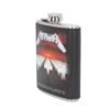 Band Merchandise~ Metallica Master of Puppets Hip Flask 7oz, PU/Stainless Steel, Black, 12.5cm