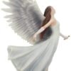 Artist Collections~ Ascendance Anne Stokes Figurine 28cm White, Resin, One Size