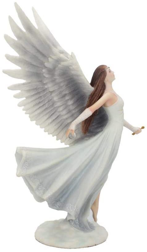 Artist Collections~ Ascendance Anne Stokes Figurine 28cm White, Resin, One Size
