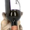 Magicun N.Giftware~Guzzlers Pug Wine Bottle Holder 21cm Fawn
