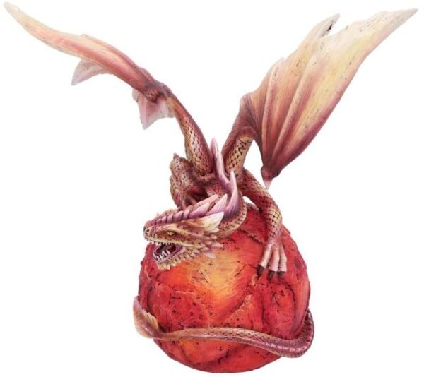 Fantasy Collection~ D4990R0 Mars Guardian Red Planet Dragon Figurine, Polyresin, One Size