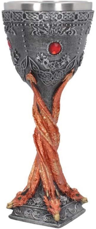 Fantasy Collection~ Dragons Weave Goblet Goblet 14cm Black