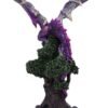 Fantasy Collection~ Nature's Perch Tree of Life Purple Dragon Figurine, Polyresin, One Size