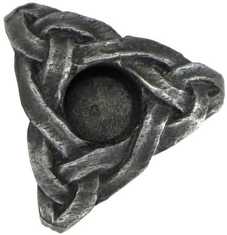 Magicun Altar~Dryad Design Pewter Mini Triskelion Celtic Knot Chime Candle Holder