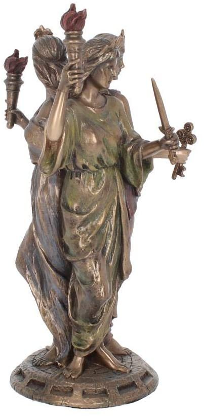 Mythology Collection~ Hecate Goddess of Magic Figurine 28cm Bronze