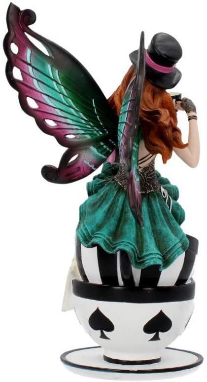 Nemesis Now B3317J7 Hatter 16cm Figurine, Resin, Teal, One Size