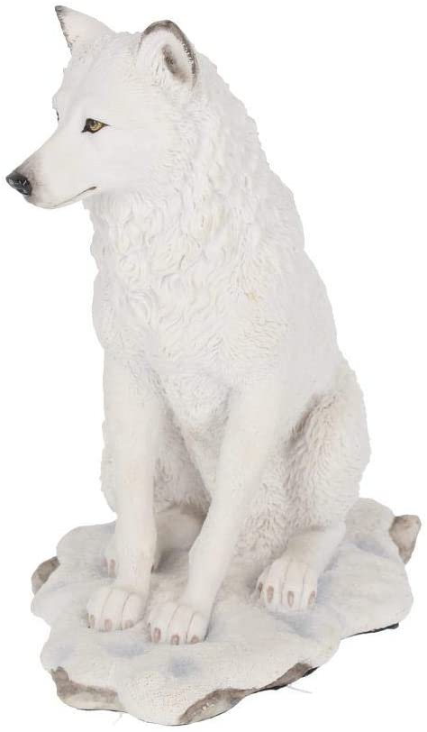 Animal Collection~ Ghost Wolf Figurine 24cm White