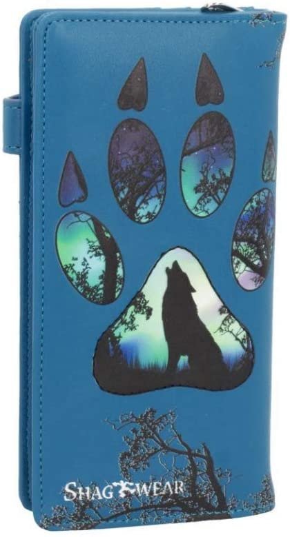 Animal Collection~ Footprints Purse 19cm Blue