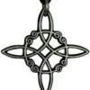 Soloman Pentant~Pewter Celtic Witches Knot Wiccan Pendant Necklace