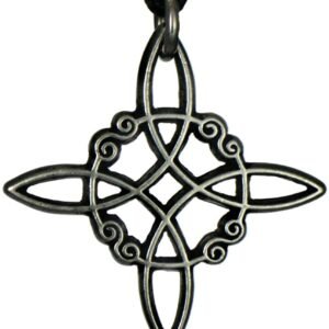 Soloman Pentant~Pewter Celtic Witches Knot Wiccan Pendant Necklace