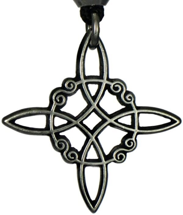 Soloman Pentant~Pewter Celtic Witches Knot Wiccan Pendant Necklace