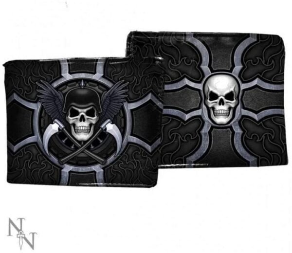 Magicun N.Giftware~Biker James Ryman Wallet 10cm Black, PU, One Size