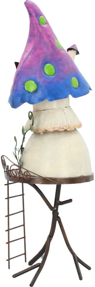 Magicun N.Giftware~Mushroom Heights 42.5cm Figurine, us:one Size, White