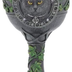 Artist Collections~ Charmed One Goblet Lisa Parker 18cm, Black, Size