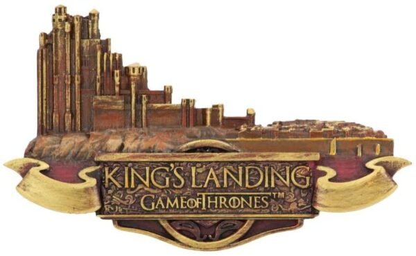 Magicun N.Giftware~Kings Landing Magnet 10cm Game of Thrones, Resin, Gold