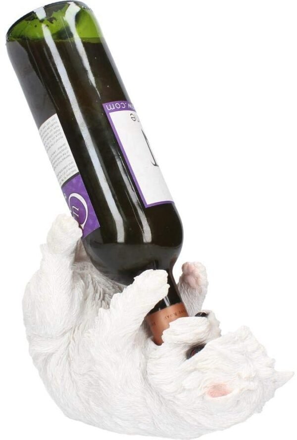 Animal Collection~ Guzzlers West Highland Terrier Wine Bottle Holder 21cm White