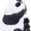 Animal Collection~ Three Wise Pandas 8.5cm, Resin, Black, One Size