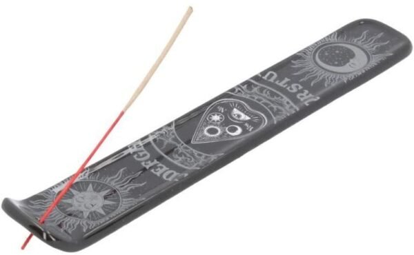 Wiccan Collection~U4574N9 Spirit Board Incense Holder 24.5cm, Black