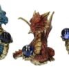 Fantasy Collection~ Orb Guardians Set of 3, Resin, Multi-Coloured, One Size