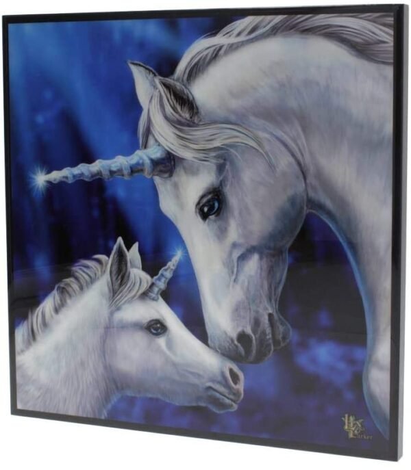 Artist Collections~ Sacred Love Small Lisa Parker Crystal Clear Picture 25cm White, MDF and Resin