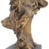 Animal Collection~ Song of The Wild Wolf Bust 23cm Bronze, Resin