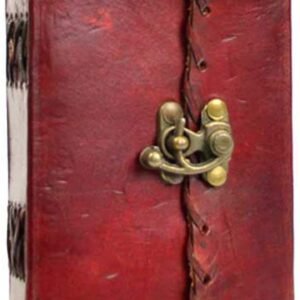Witchcraft~- Small 1842 Poetry Leather Blank Book