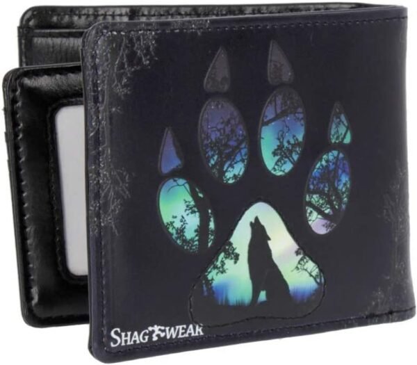 Animal Collection~ Footprints Wallet 10cm Black
