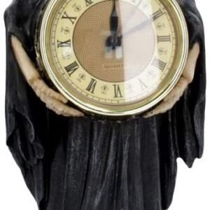 Dark Collection~Final Hour Clock 16cm Black
