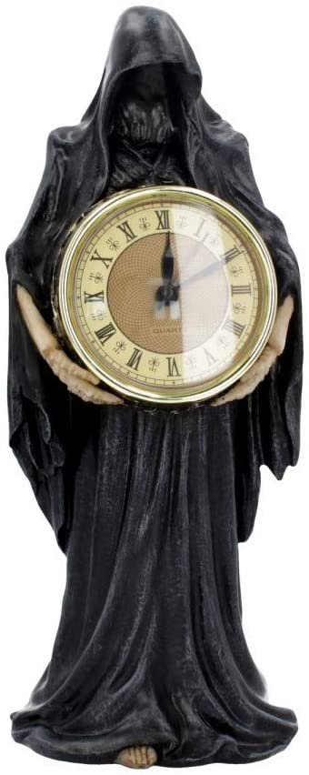 Dark Collection~Final Hour Clock 16cm Black