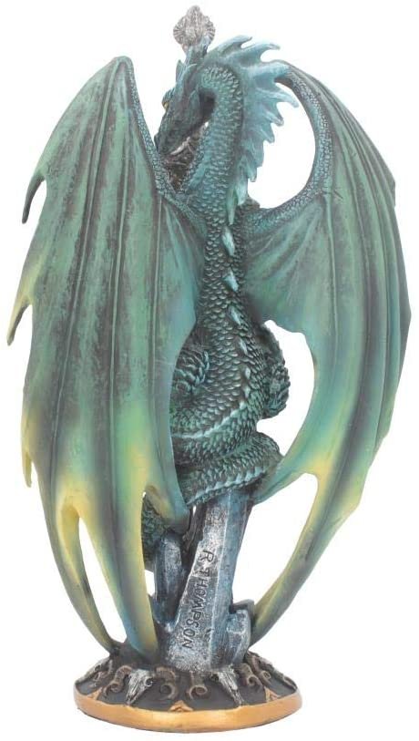 Artist Collections~ Skull Blade by Ruth Thompson Letter Opener 30cm Green, Resin, 25.4cm