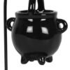 Spirit of Equinox Hanging Cauldron Pagan Oil Burner Witches Witchcraft Home Decor Black Wax Warmer Aroma Diffuser Candle Tea Light