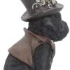 Magicun N.Giftware~Cogsmiths Dog Figurine 26cm Black