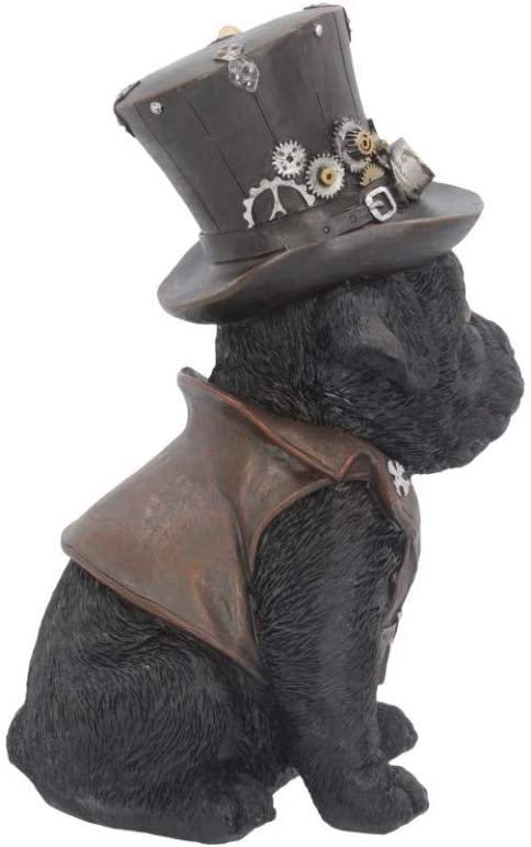 Magicun N.Giftware~Cogsmiths Dog Figurine 26cm Black