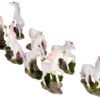 Fantasy Collection~ Magic Woodland Unicorns (Set of Eight ) Figurine 20cm White