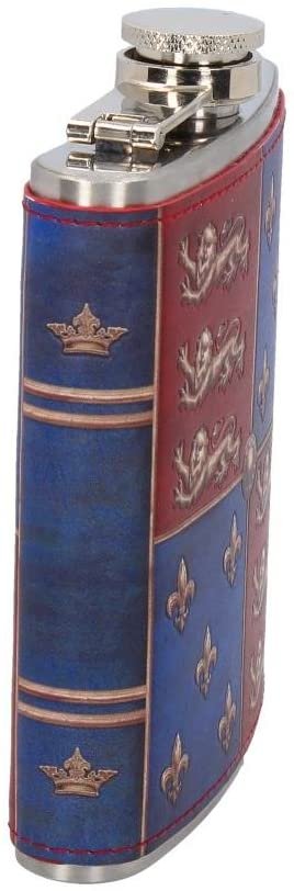 Magicun N.Giftware~Medieval Hip Flask 13cm Blue, 7cm